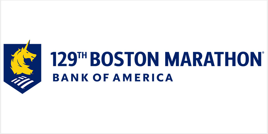 129th  Boston Marathon Bank of America logo
